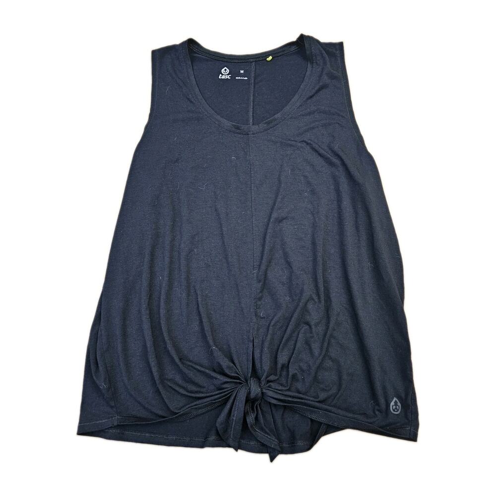 Tasc Performance Women's Nola Crop Tank Top Shirt Black Size M
